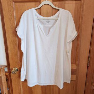 Lane Bryant White Tee‎ Size 26/28